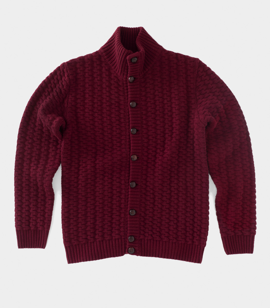 Knitted Jacket CloudBurgundy – Svensson